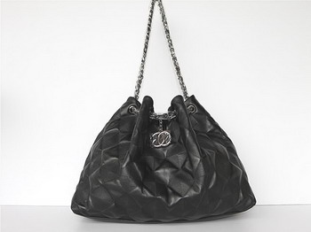 7A Discount Chanel Cambon Quilted Lambskin Shoulder Bags 46981 Black